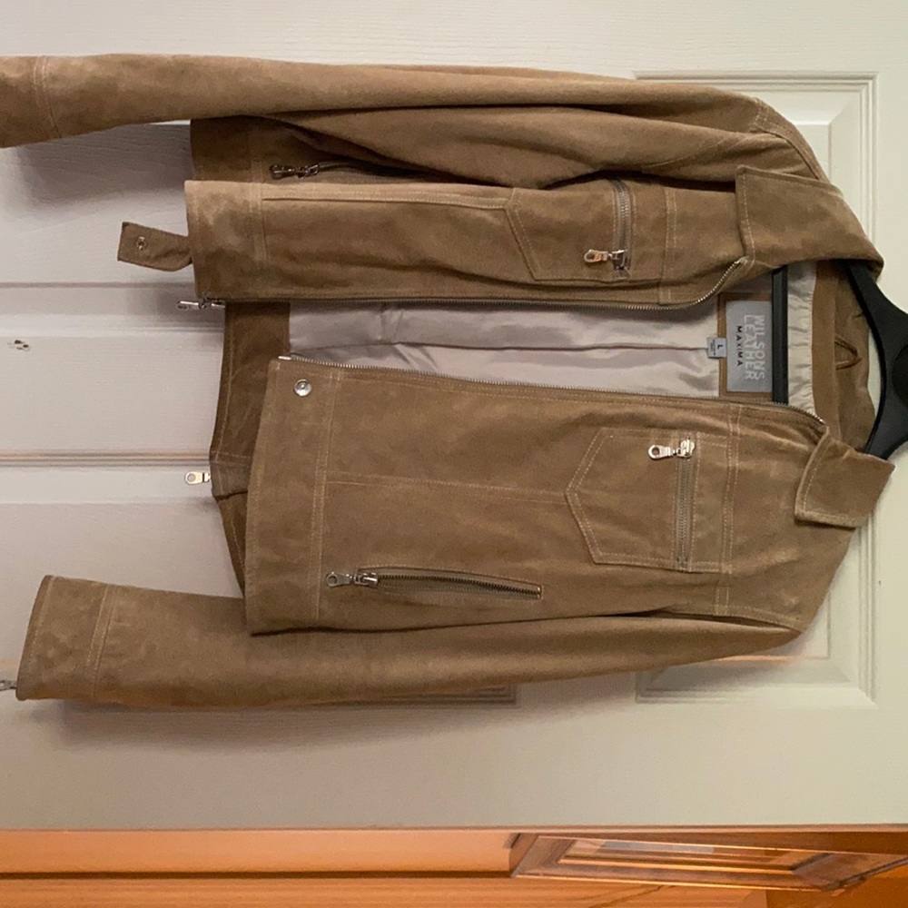 Gently used Wilson’s leather biker jacket